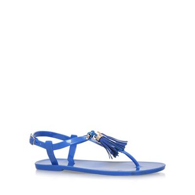 Blue 'Stupify' flat sandals